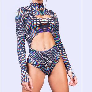 Badinka Pulsar Shrug 2 Piece Bodysuit